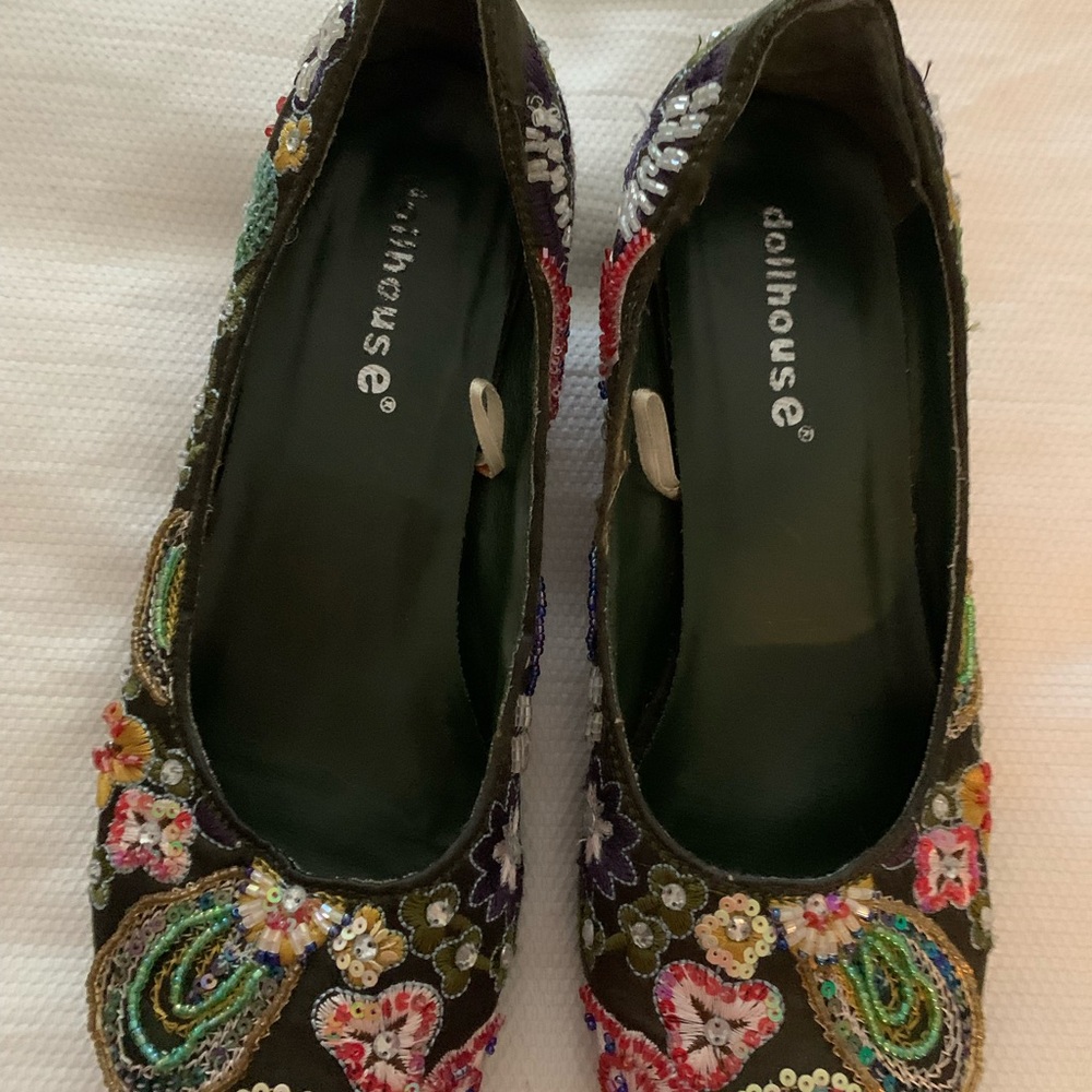 Beaded shoes